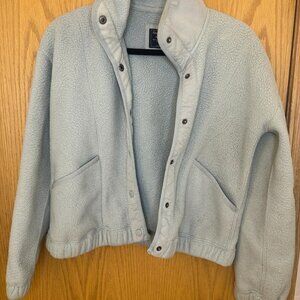 Light Green Aeropostale Sherpa. Lightweight Jacket Women. Size XS